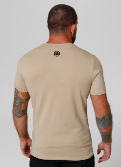 Men's T-Shirt Slim Fit Classic Boxing - Sand