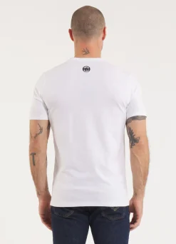 Men's T-Shirt Slim Fit Classic Boxing - White