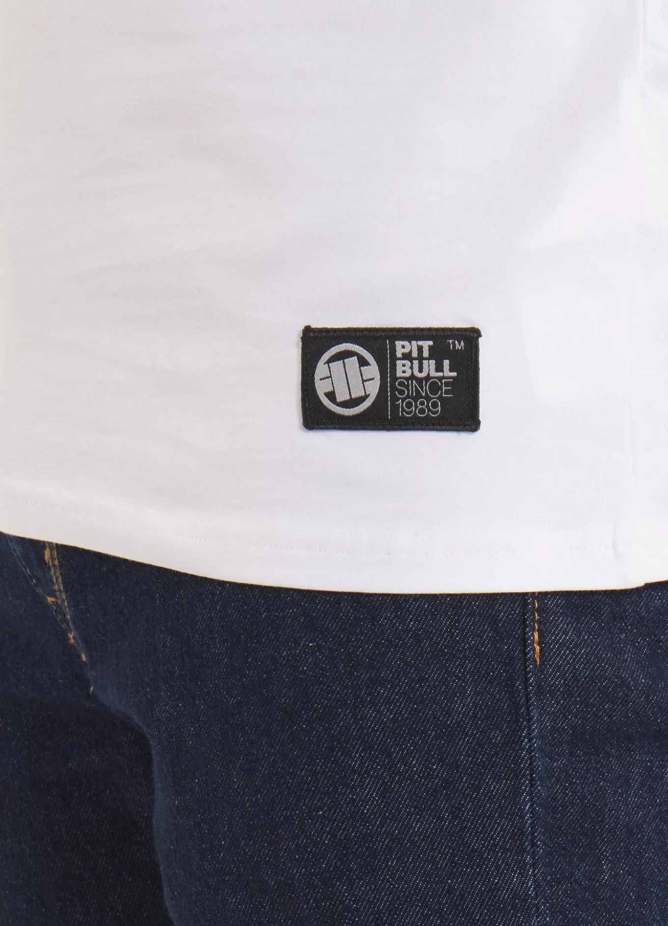 Men's T-Shirt Slim Fit Classic Boxing - White