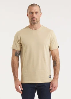 Men's T-Shirt Slim Fit NO LOGO - Sand