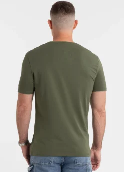 Men's T-Shirt Slim Fit NO LOGO - Olive