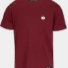 Men's T-Shirt SMALL LOGO - Burgundy