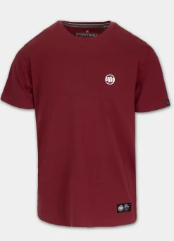 Men's T-Shirt SMALL LOGO - Burgundy