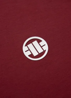 Men's T-Shirt SMALL LOGO - Burgundy