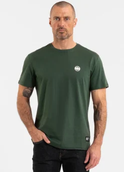 Men's T-Shirt SMALL LOGO - Dark green