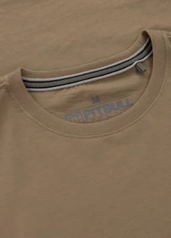 Men's T-Shirt SMALL LOGO - Dark sand