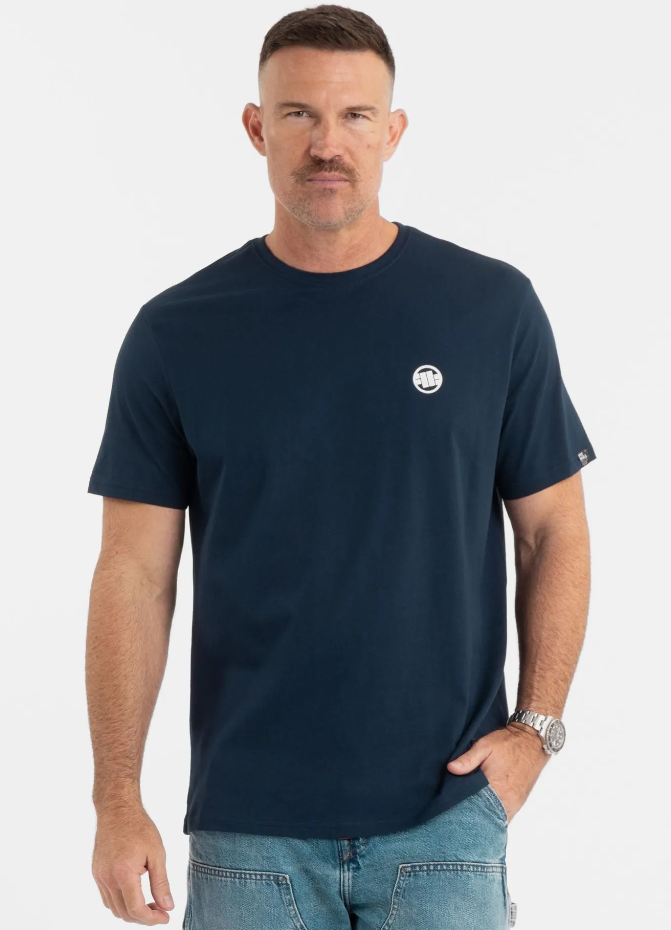 Men's T-Shirt SMALL LOGO - Dark navy