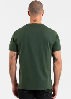 Men's T-Shirt SMALL LOGO - Dark green