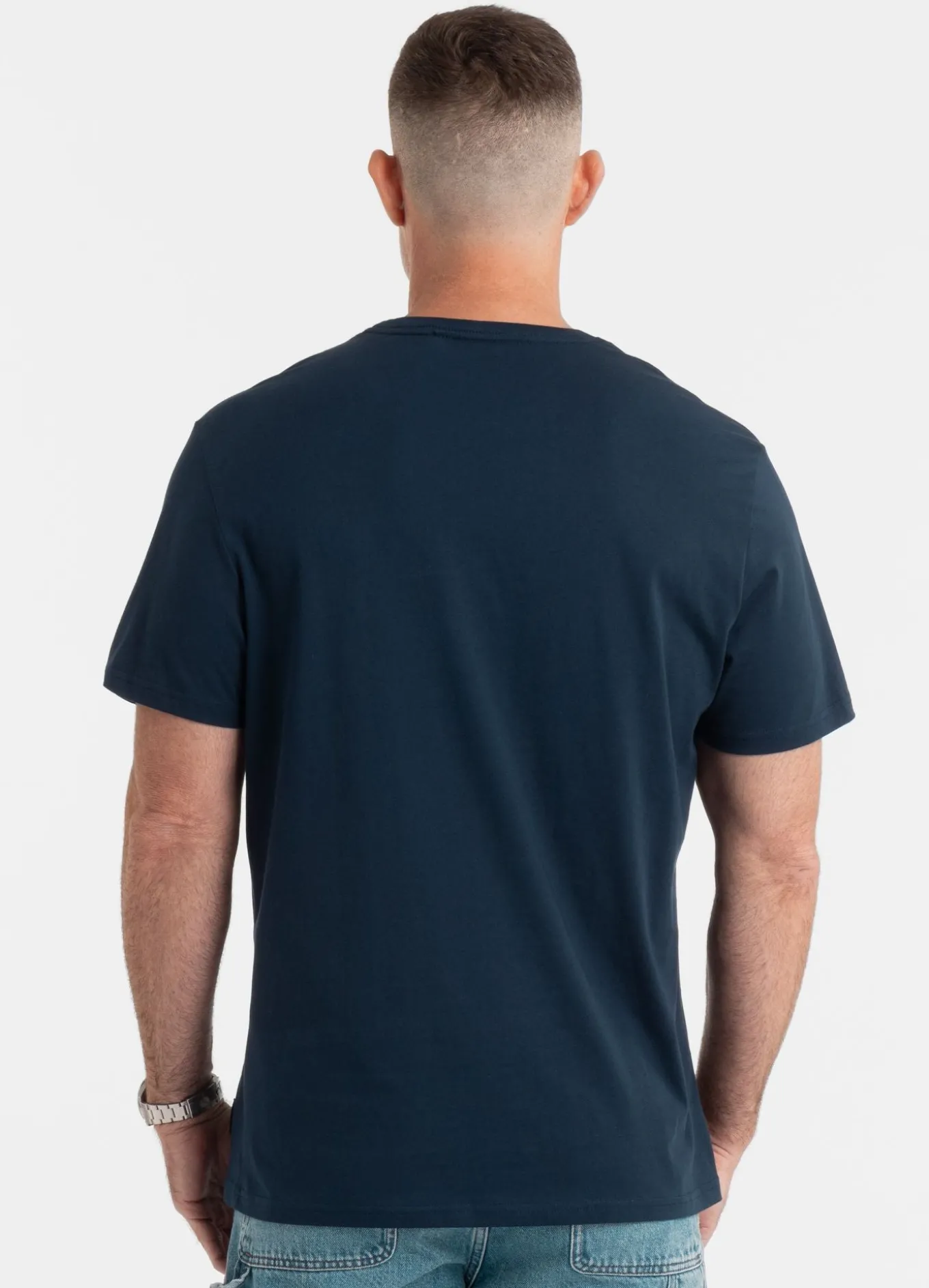 Men's T-Shirt SMALL LOGO - Dark navy