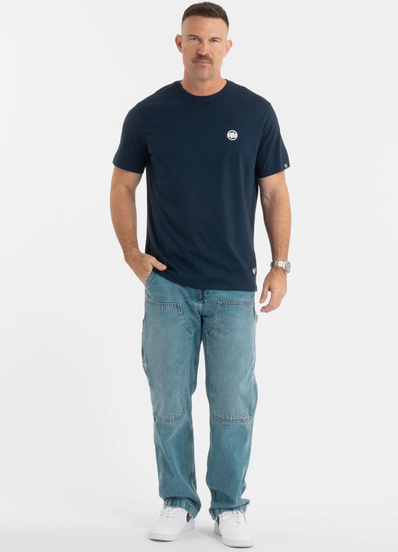 Men's T-Shirt SMALL LOGO - Dark navy