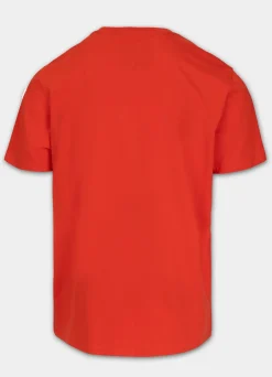 Men's T-Shirt SMALL LOGO - Flame red
