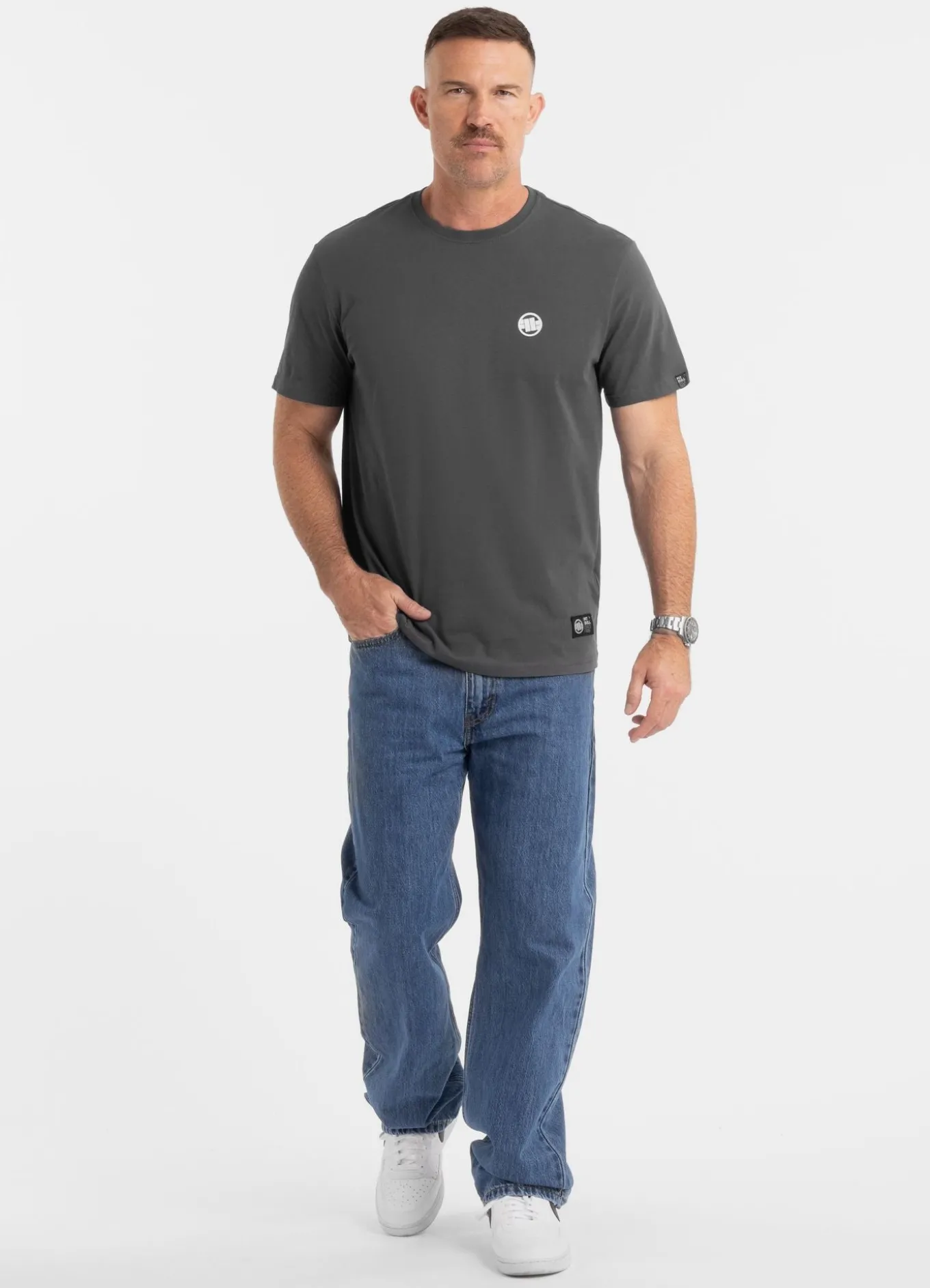 Men's T-Shirt SMALL LOGO - Graphite