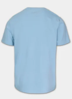 Men's T-Shirt SMALL LOGO - Light blue