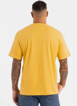 Men's T-Shirt SMALL LOGO - Pale yellow
