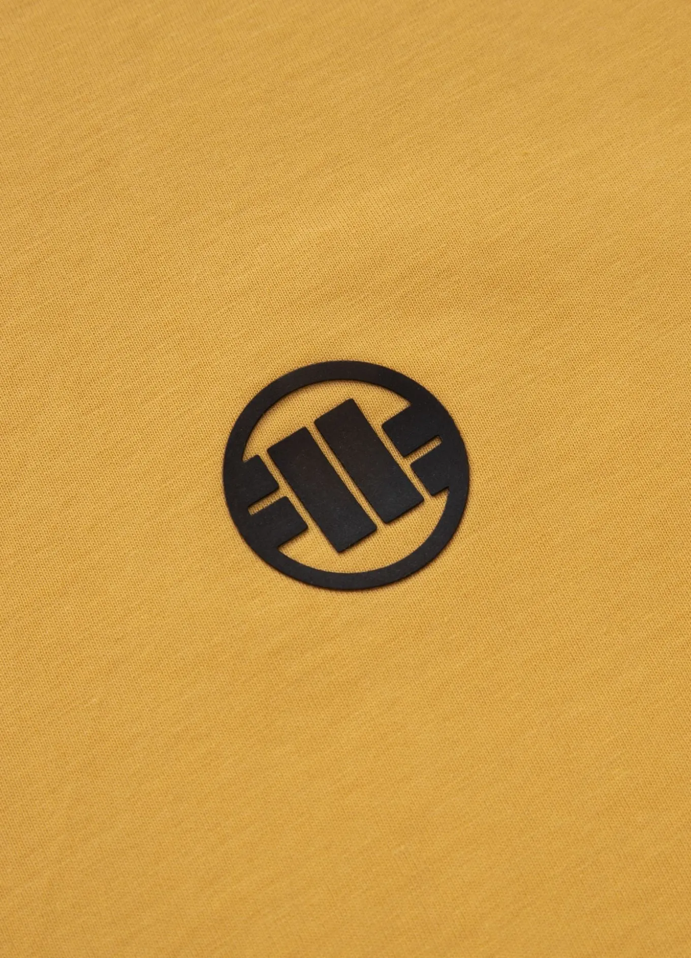 Men's T-Shirt SMALL LOGO - Pale yellow