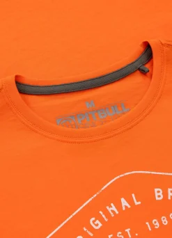 Men's T-Shirt Ultra Light PITBULL CO. - Orange