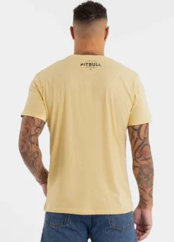 Men's T-Shirt Ultra Light PITBULL CO. - Yellow