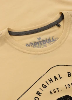 Men's T-Shirt Ultra Light PITBULL CO. - Yellow