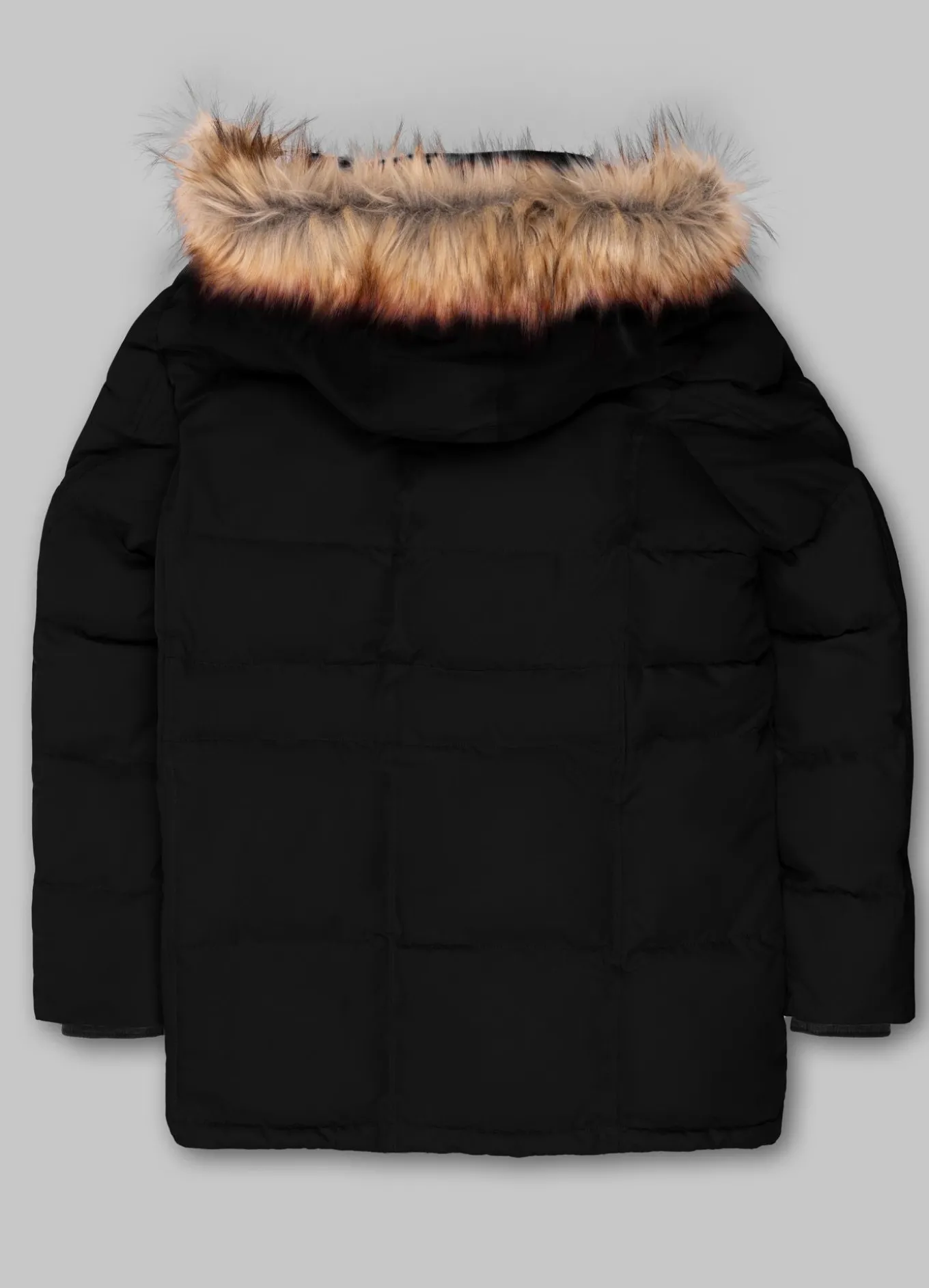 Men's winter hooded parka jacket Forest