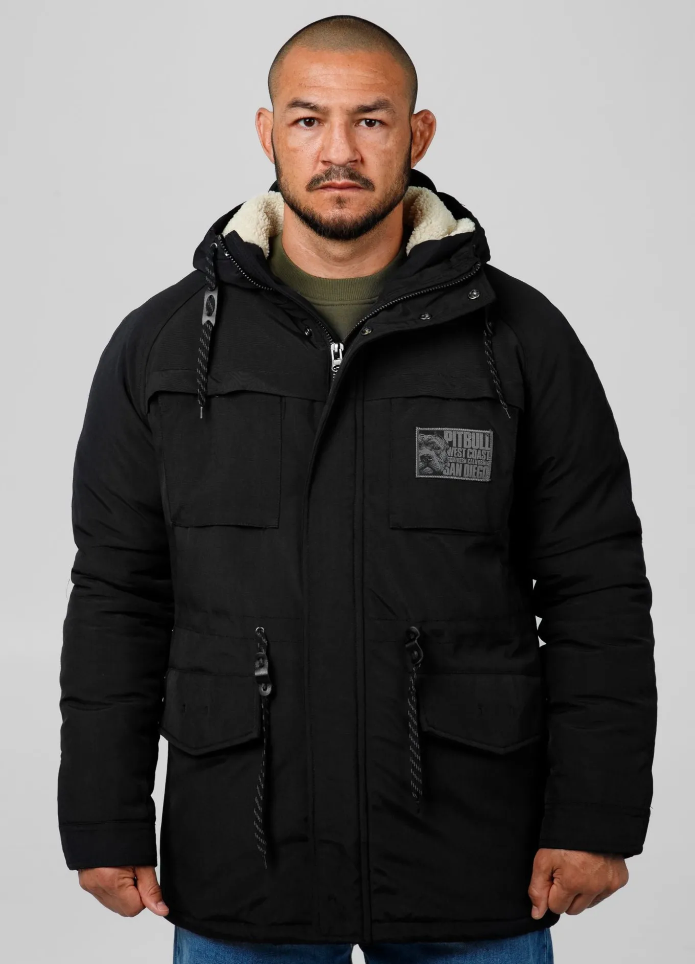 Men's winter hooded parka jacket Gunner