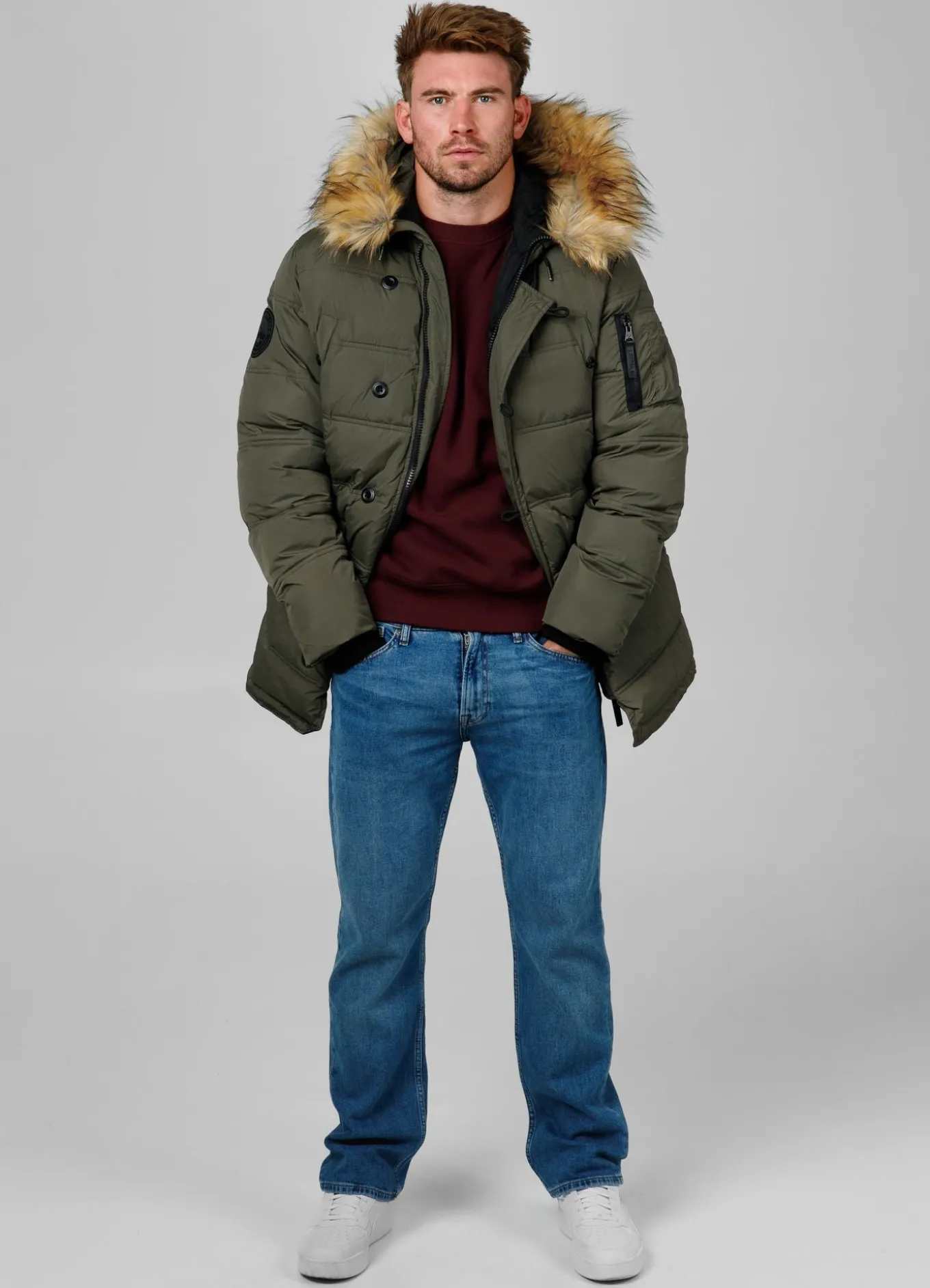 Men's winter hooded parka jacket Kingston II