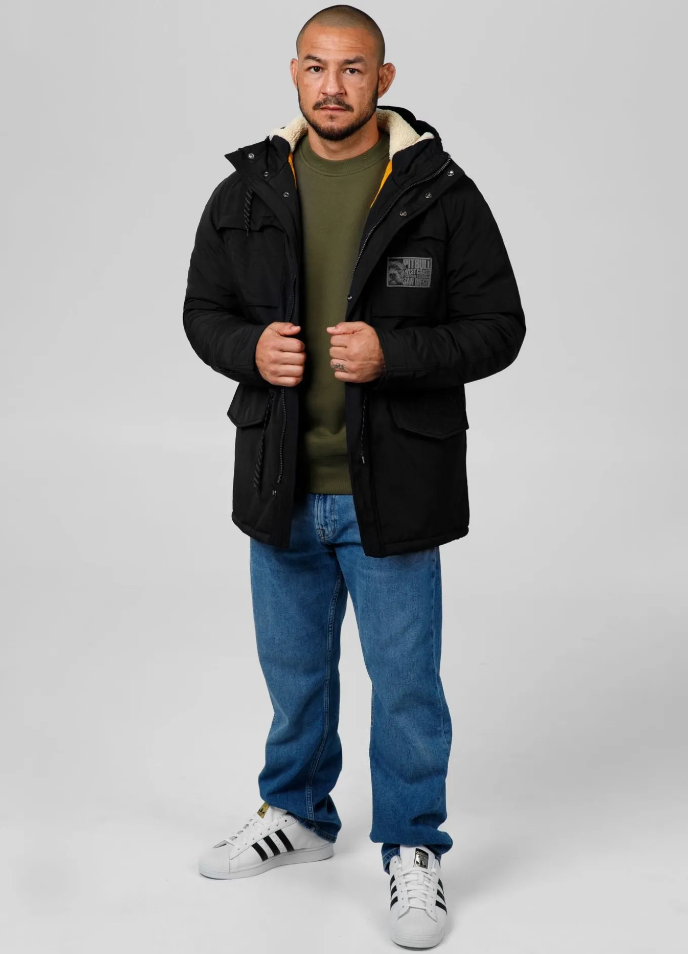 Men's winter hooded parka jacket Gunner