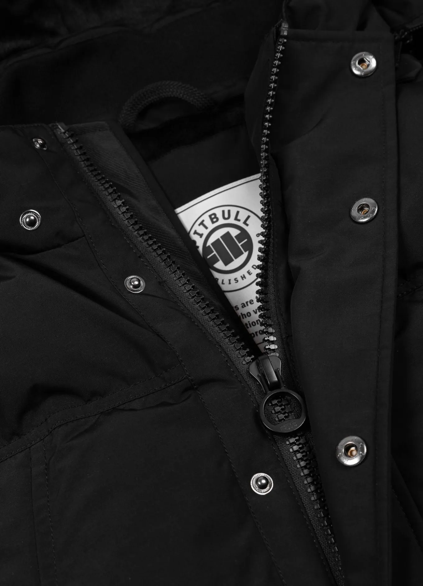 Men's winter hooded parka jacket Forest