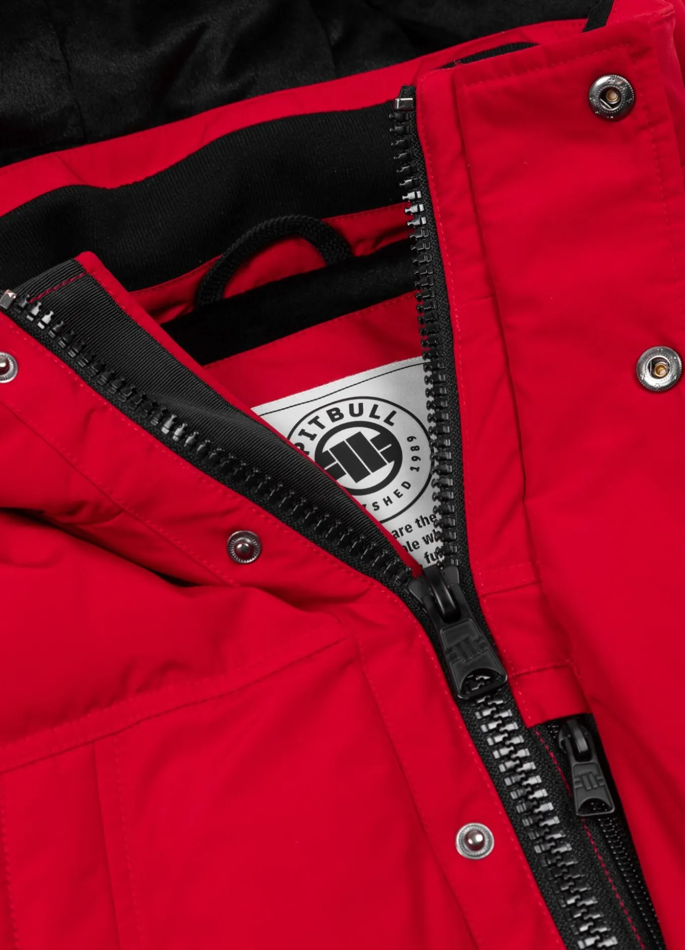 Men's winter hooded parka jacket Forest