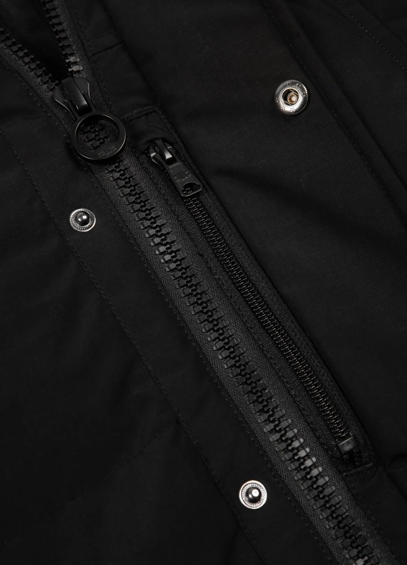 Men's winter hooded parka jacket Forest