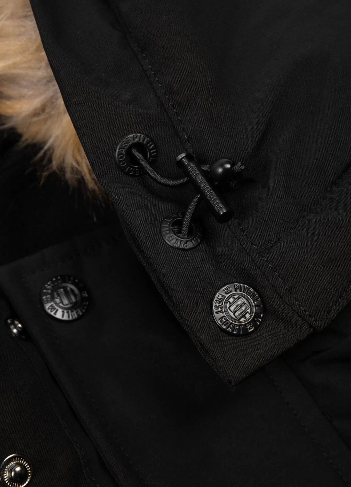 Men's winter hooded parka jacket Forest