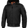 Men's winter hooded jacket Encino