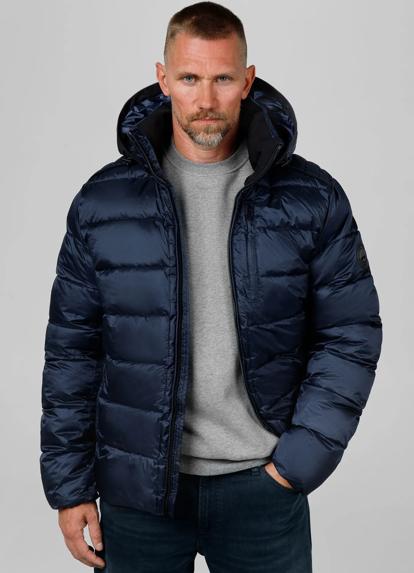 Men's winter hooded jacket Barles