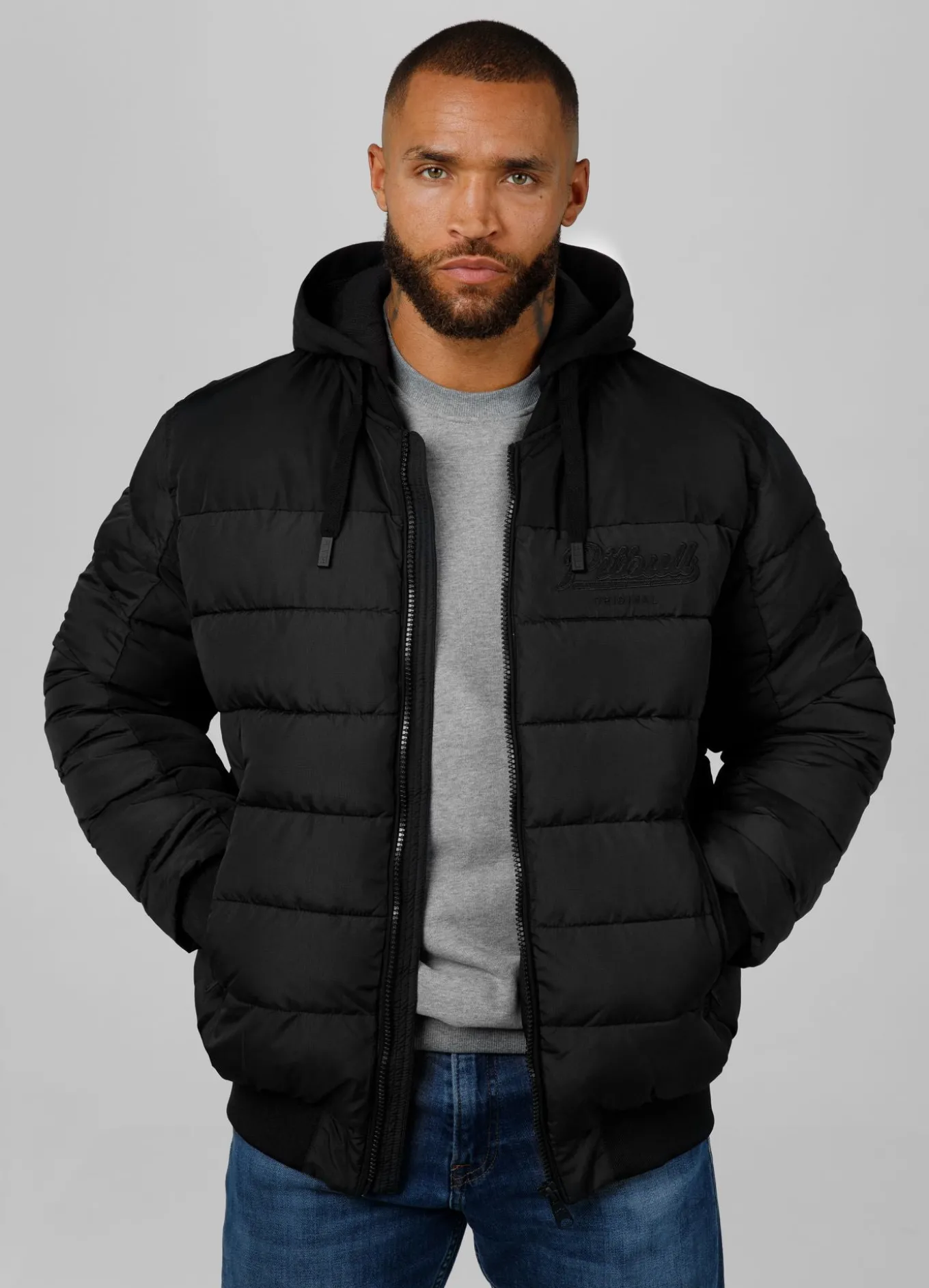 Men's winter hooded jacket Hidden