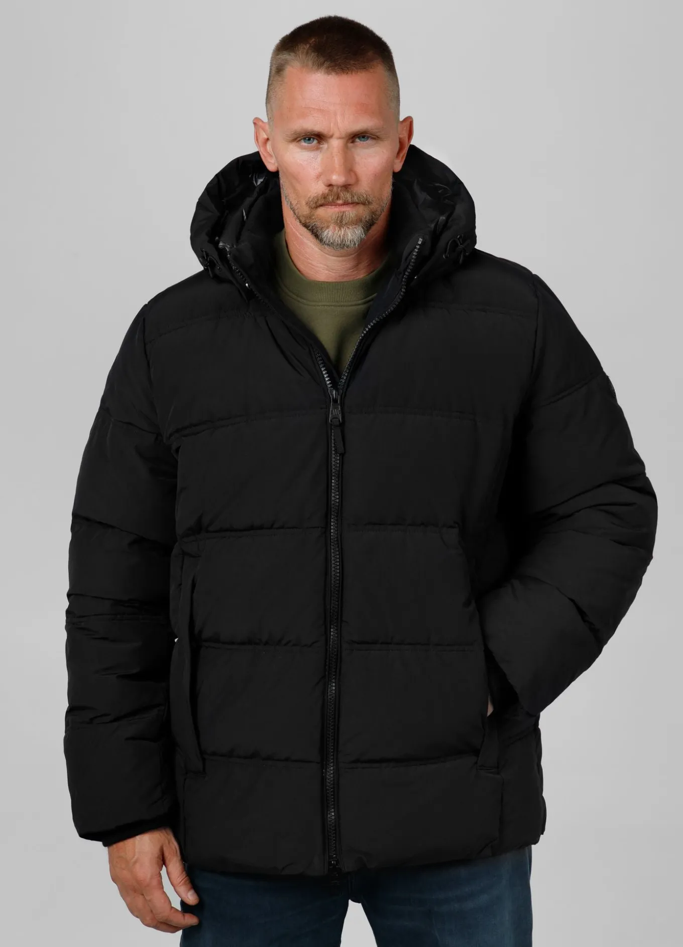 Men's winter hooded jacket Duncan