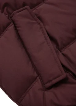 Men's winter hooded jacket Burnt