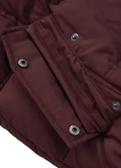 Men's winter hooded jacket Burnt