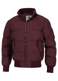 Men's winter hooded jacket Burnt