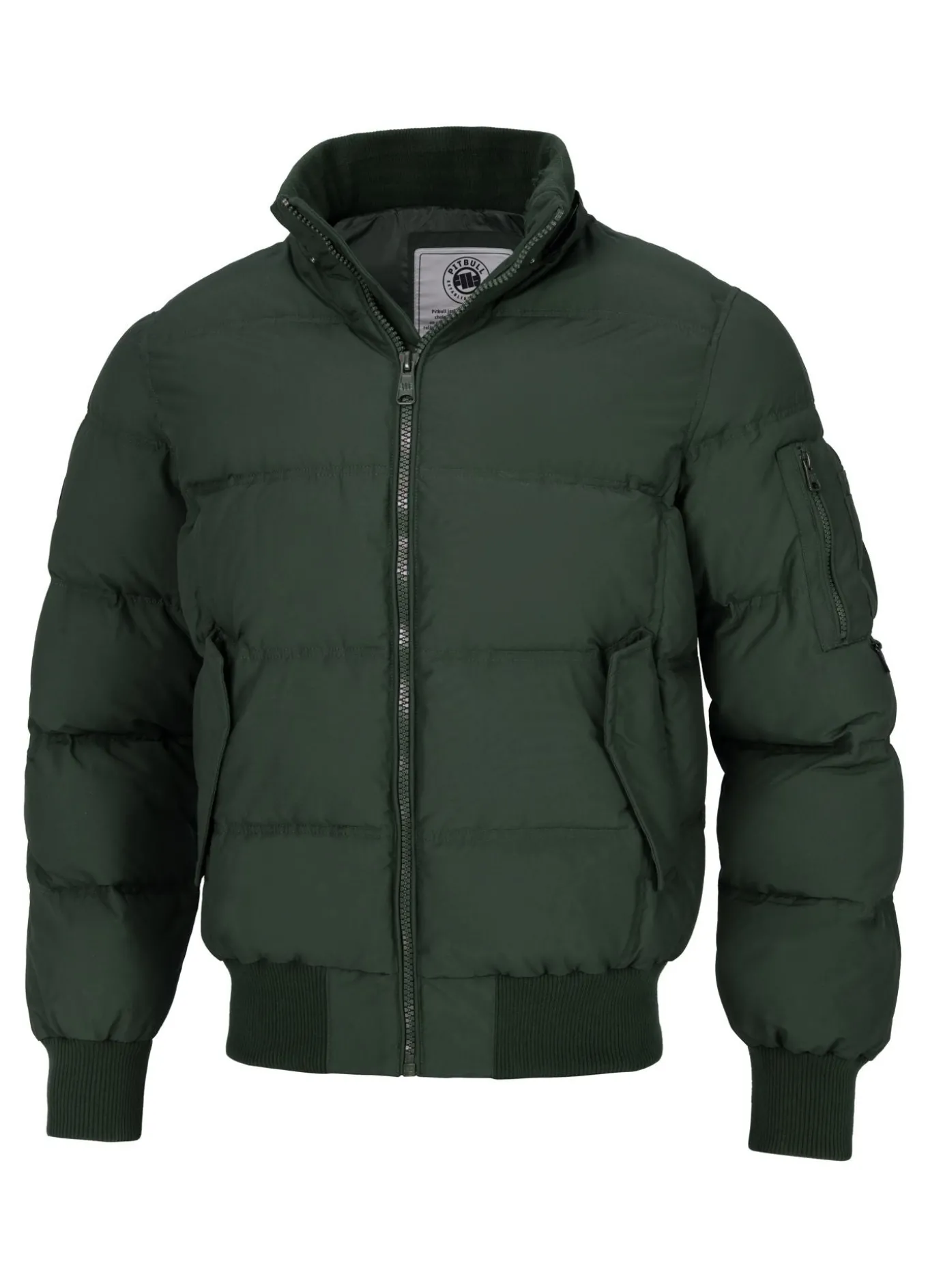 Men's winter hooded jacket Burnt