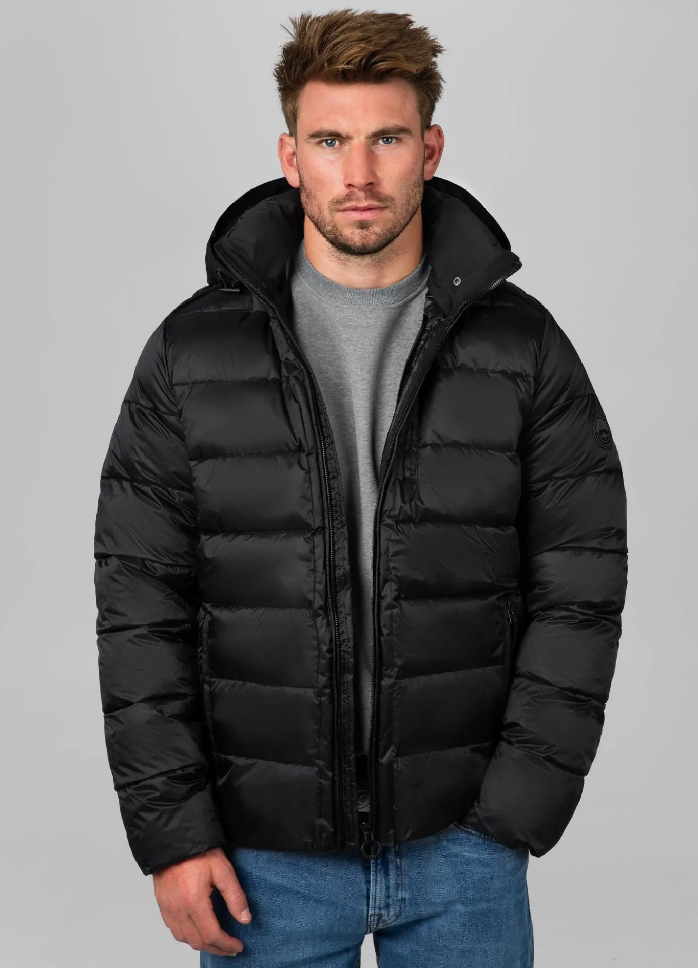 Men's winter hooded jacket Barles