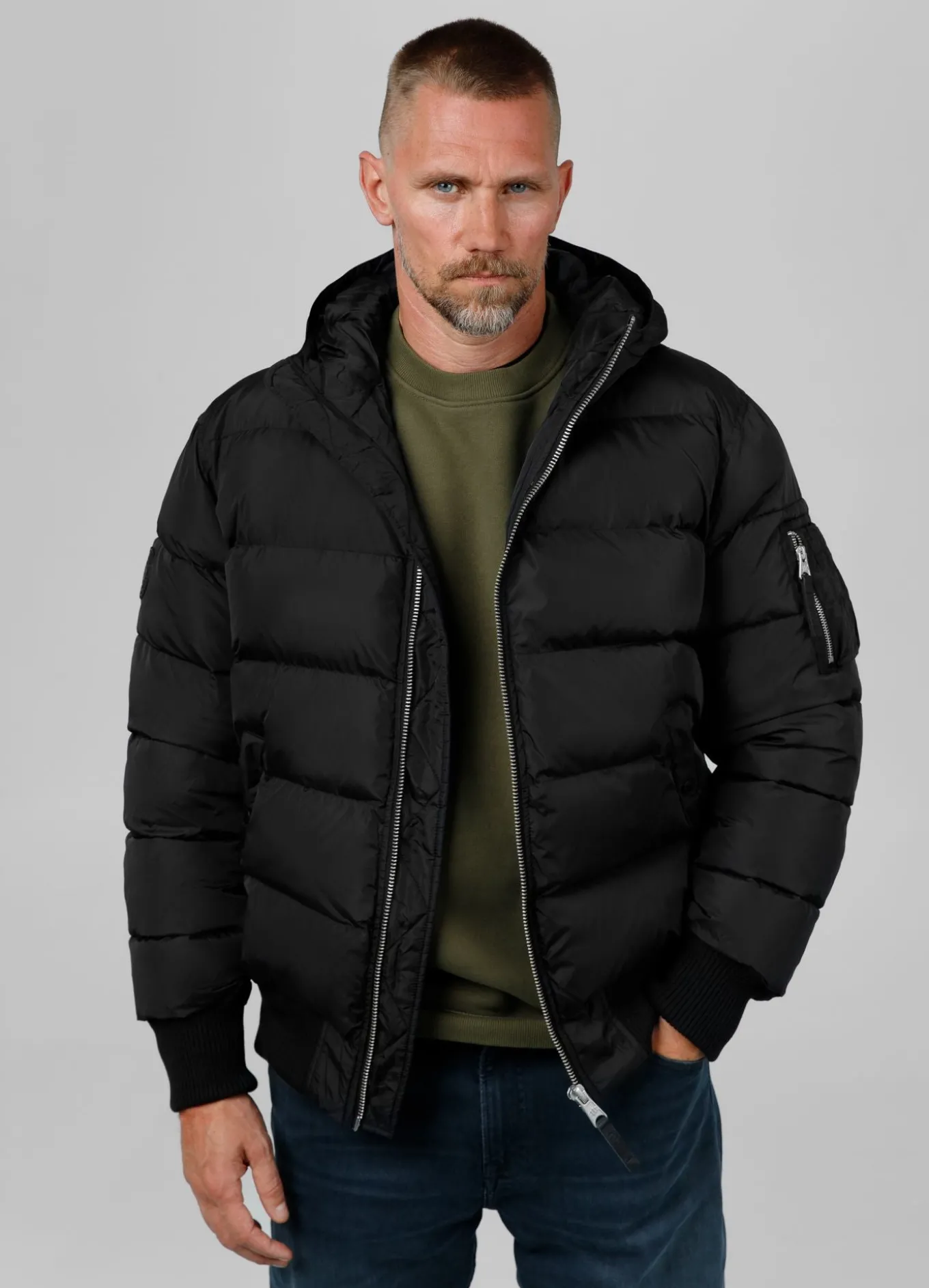 Men's winter hooded jacket Gopher