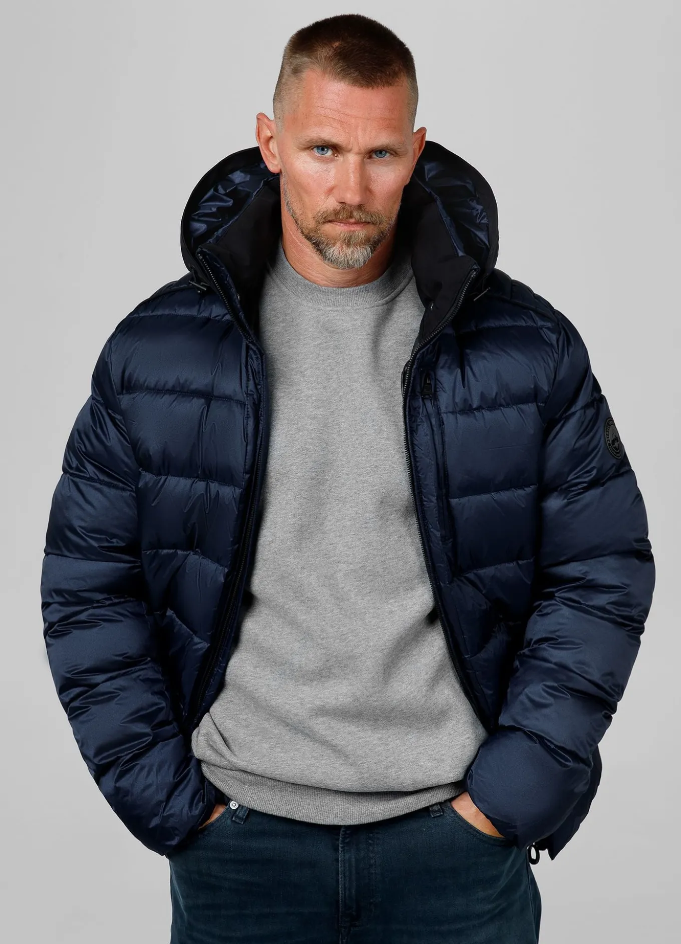 Men's winter hooded jacket Barles