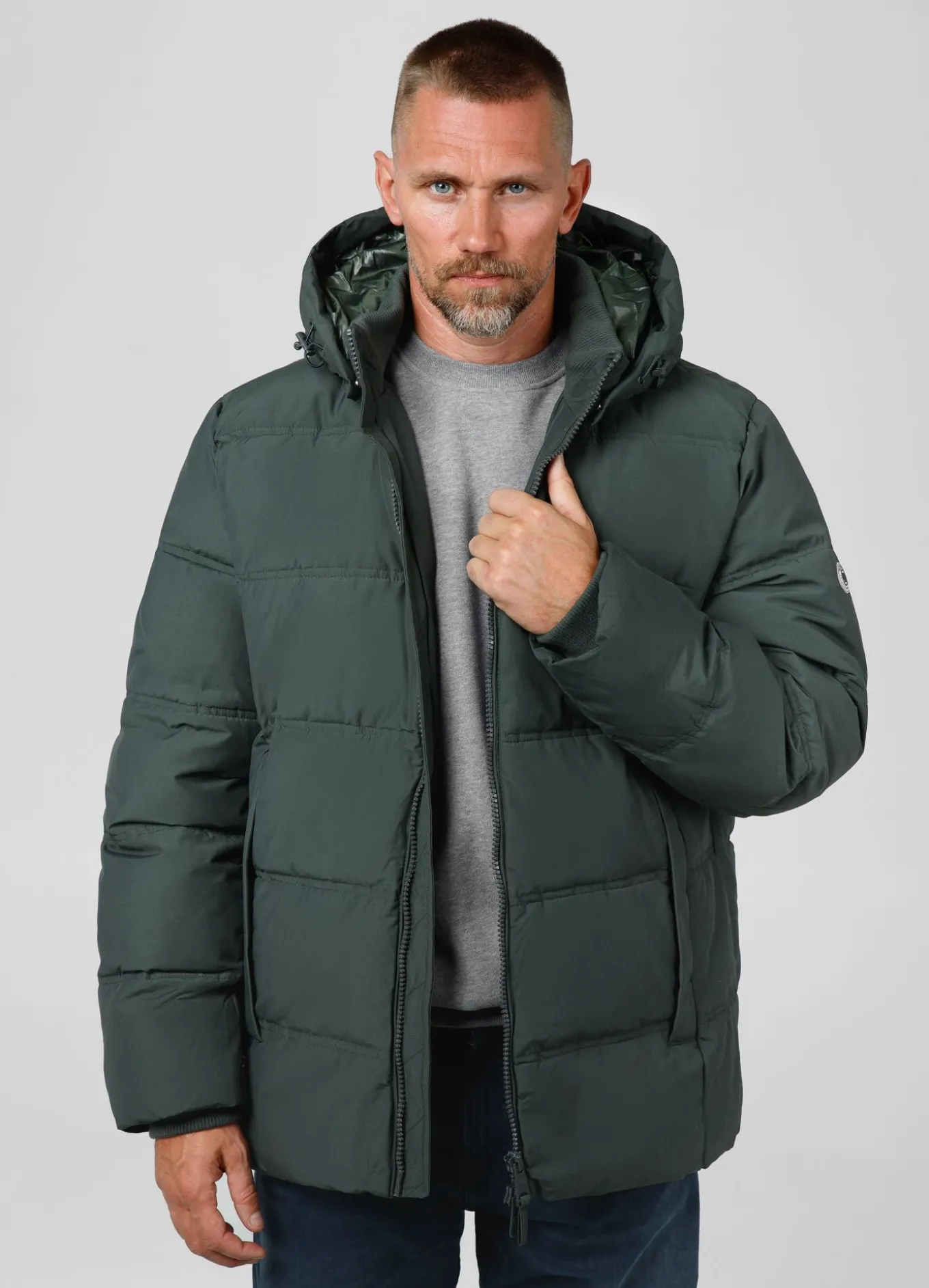 Men's winter hooded jacket Duncan