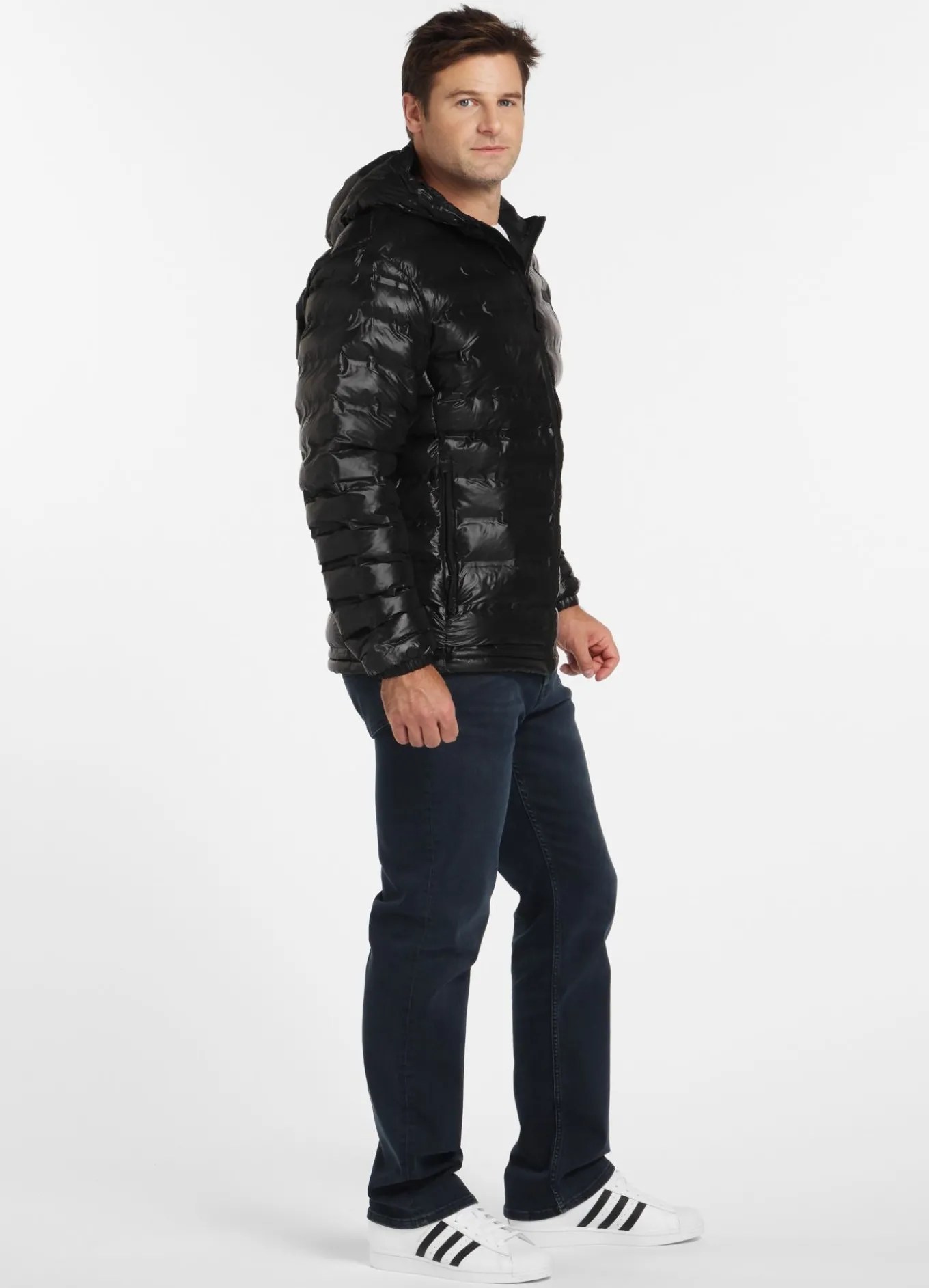 Men's winter hooded jacket Deerfoot