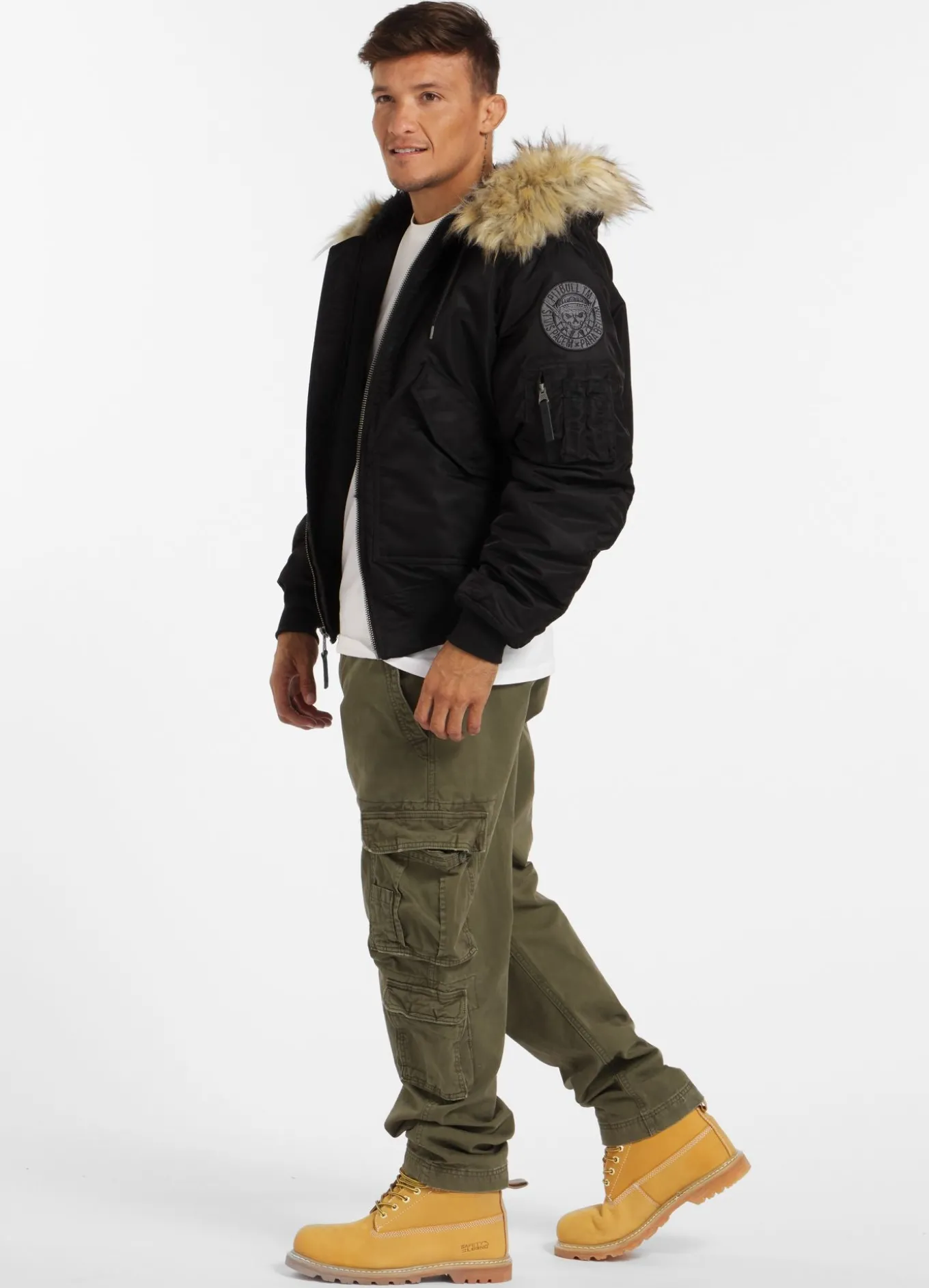 Men's winter hooded jacket Harvest