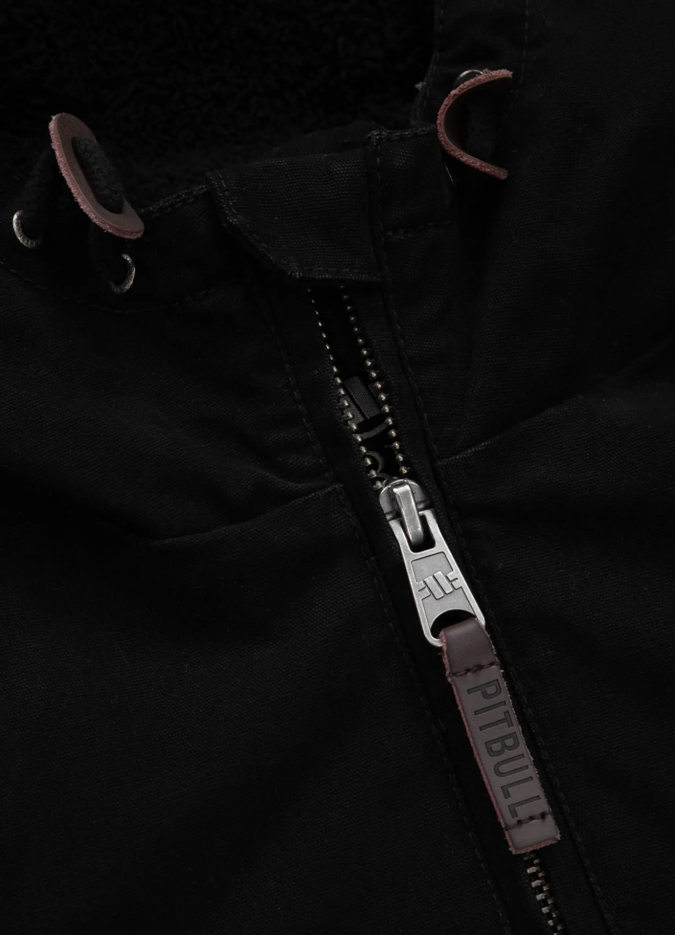 Men's winter hooded jacket Crimson