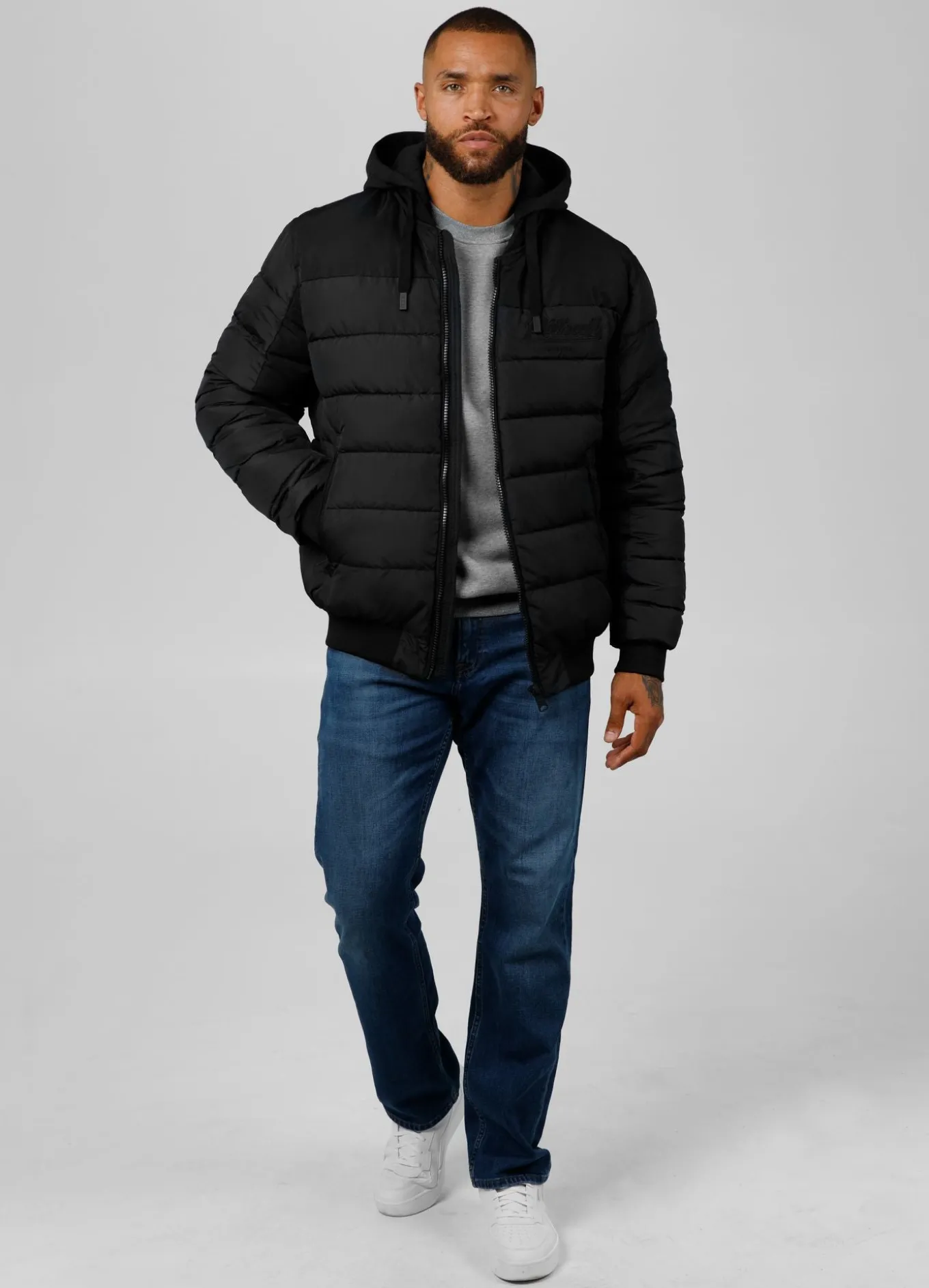 Men's winter hooded jacket Hidden