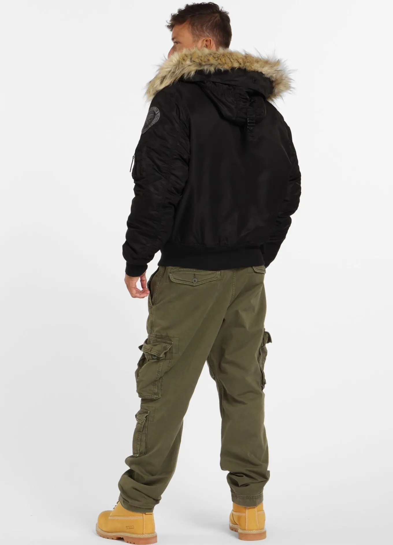 Men's winter hooded jacket Harvest