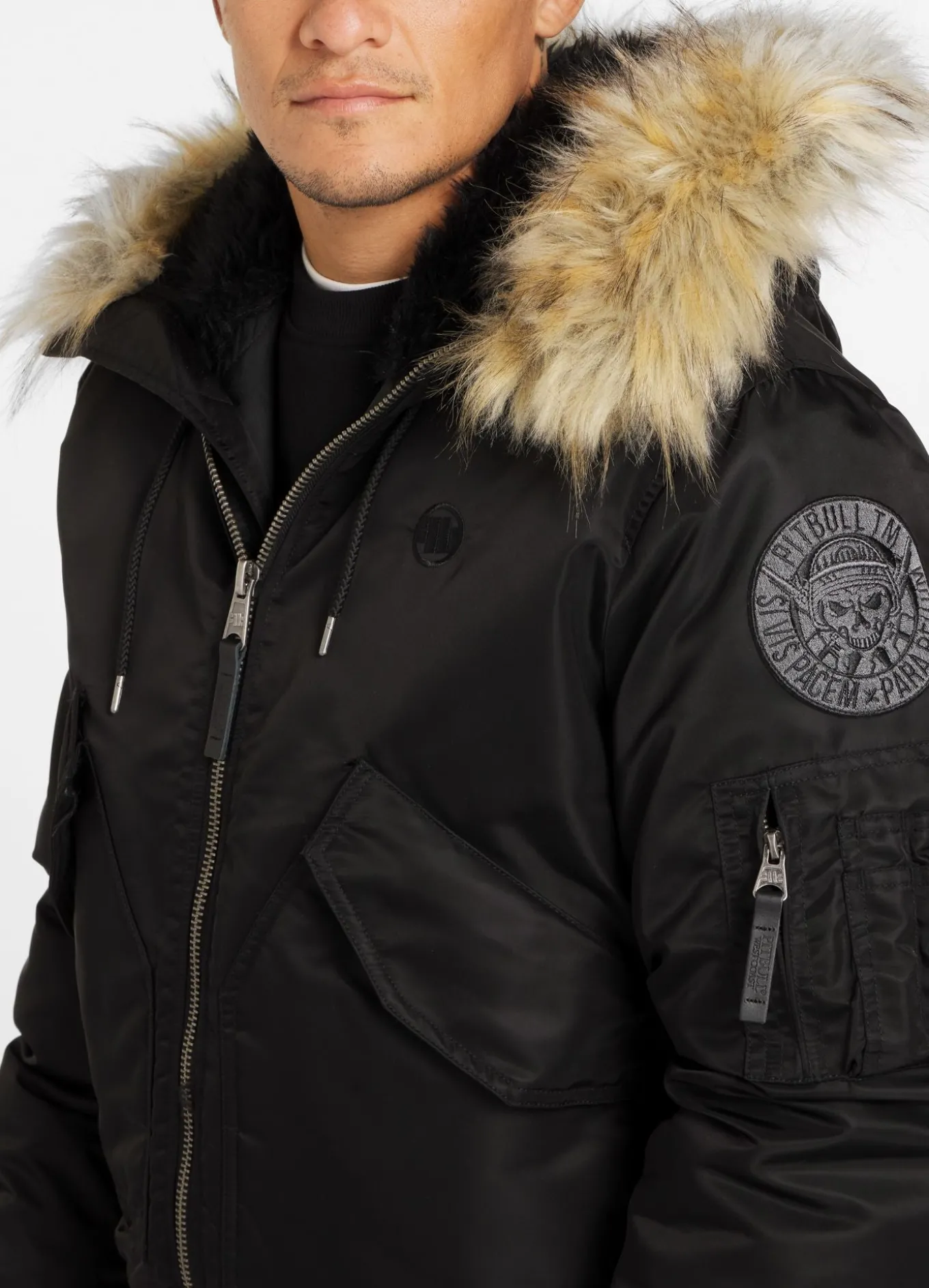 Men's winter hooded jacket Harvest