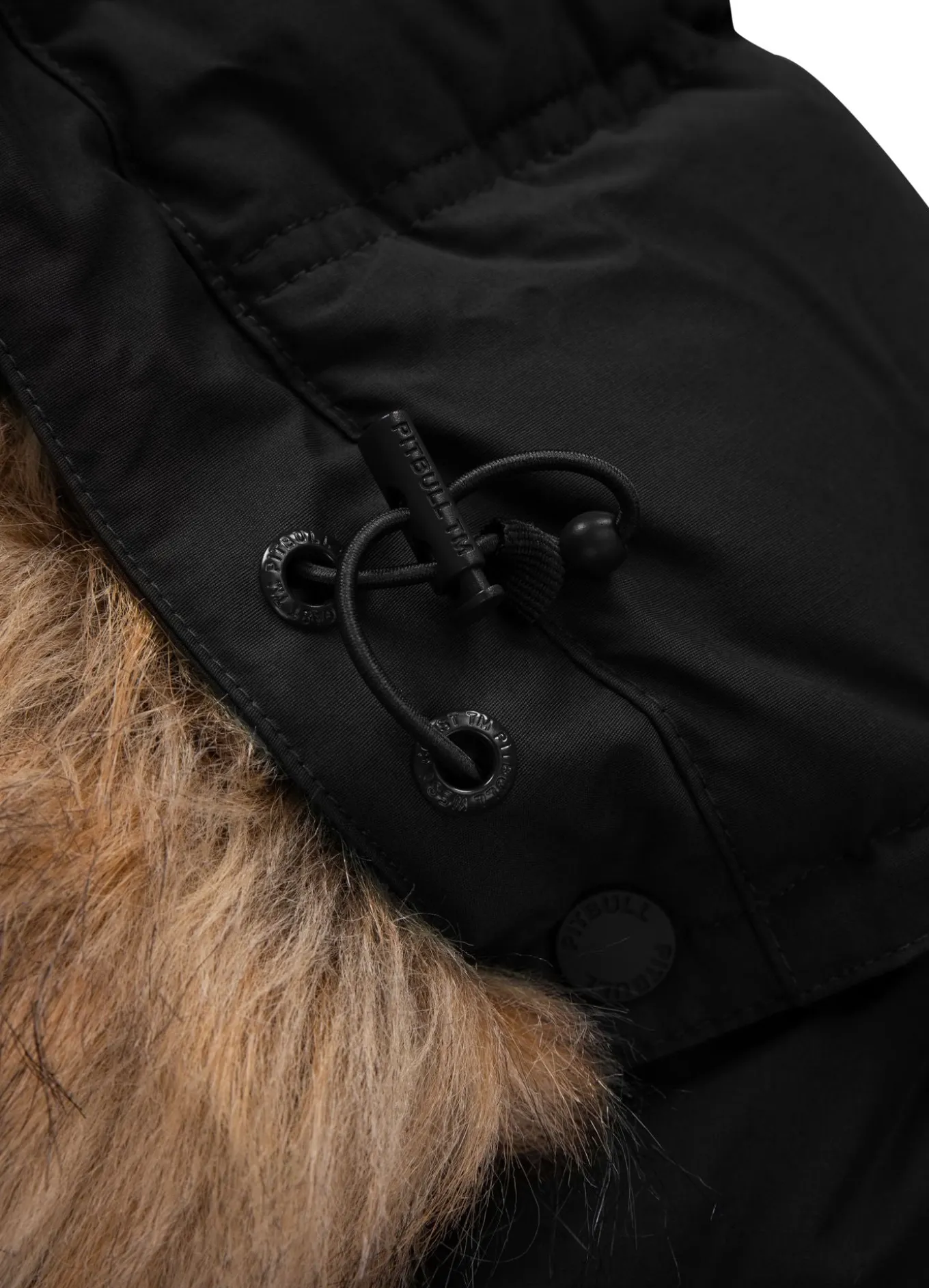 Men's winter hooded jacket Burnt
