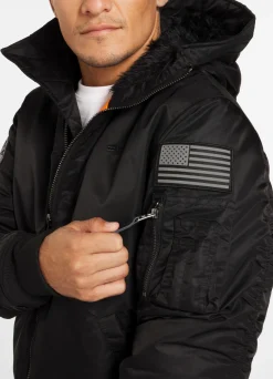 Men's winter hooded jacket Encino
